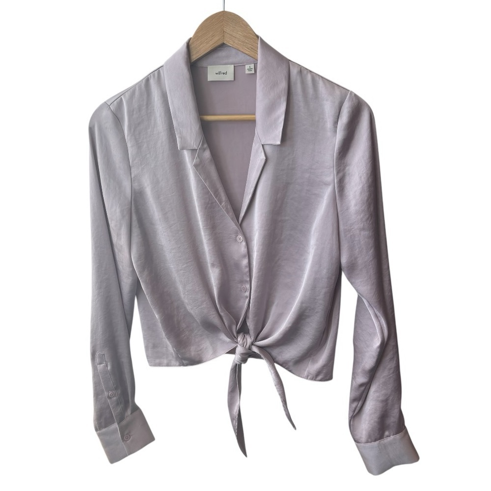 Aritzia Wilfred Satin Blouse